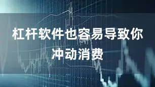 杠杆软件也容易导致你冲动消费